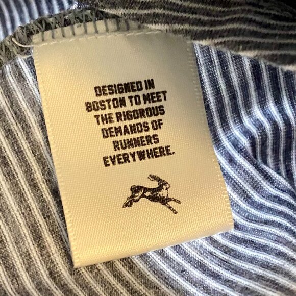 Tracksmith Horizon Tank Gray / Ivory - Picture 5 of 6